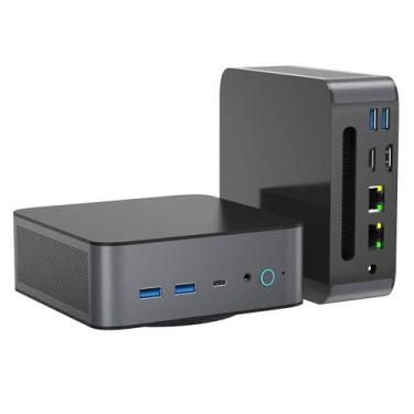 Imagem de NKZKN Mini PC H90, i7 11390H (12M Cache, até 5,0 GHz), 32GB RAM 1TB SSD, Computador Desktop Compacto, Tela Tripla 4K, Suporte Dual DDR4, WiFi 6, BT 5.0, para Casa, Escritório e Jogos