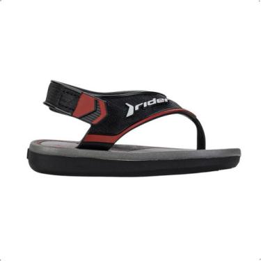 Imagem de Sandalia Infantil Rider R Line Dedo Baby 12454 Grendene Kids, 25, Pret
