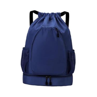 Imagem de kowaku Mochila de mochila de tênis Mochila para homens Menino Homem de água Badminton Racquet Bag Bag Racket para acessórios para bolas, Azul