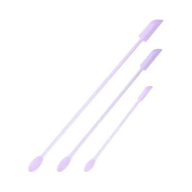 Imagem de Mini Conjunto De Espátula De Silicone Com Extremidade Dupla, Garrafa D