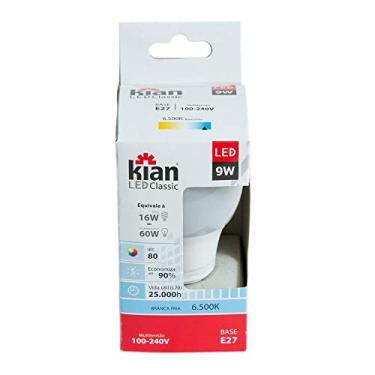 Imagem de Kian - Lâmpada Led Bulbo A60 9W 6.500K Branca Fria Bivolt