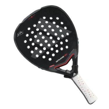Imagem de Raquete De Padel Adidas Metalbone Hrd+ 3.4 Preta Cinza e Vermelha
