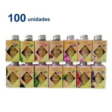Imagem de Kit 100 Aromatizador Ambiente 100ml Difusor Vareta Perfumado Cheiroso 