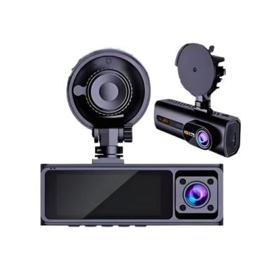Imagem de Câmera Veicular Tripla 2.5K, Wi-Fi, Visão Noturna, Gravação Frontal, Interna e Traseira, Tela 3,2 polegadas