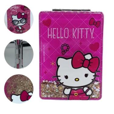 Imagem de Espelhinho Infantil De Bolsa Hello Kitty Portátil Maquiagem - Sanrio