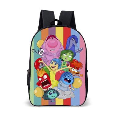 Imagem de Mochila Divertida Sentimento Raiva Unissex Escolar Volta as Aulas Verm