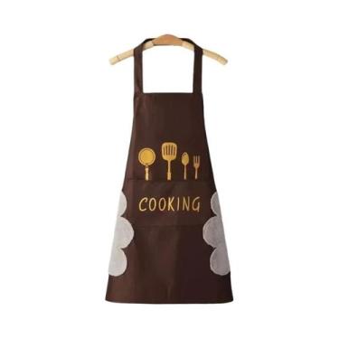 Imagem de Avental de Cozinha Impermeável sem Mangas para Adultos - Estampado e R