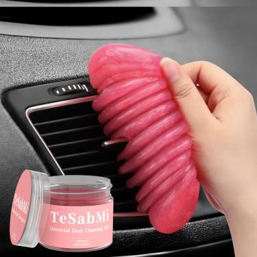 Imagem de Car Cleaning Gel for Car Cleaning Kit Car Putty Car Slime for Cleaning Car Cleaning Putty for Car Interior Cleaner Car Dust Cleaning Gel for Car Detailing Kit Car Accessories Keyboard Cleaner Pink