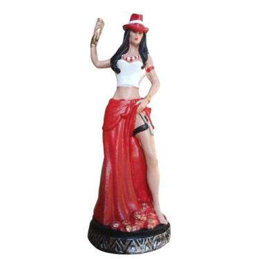 Imagem de Imagem Maria Navalha em Resina Umbanda Candomblé 16cm - Pena Verde, ve