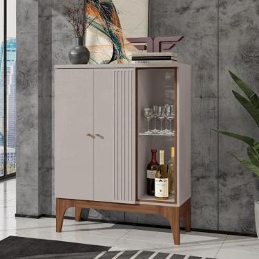 Imagem de Adega Bar Com 2 Portas Retrô 90,3cm Multimóveis Cr50123