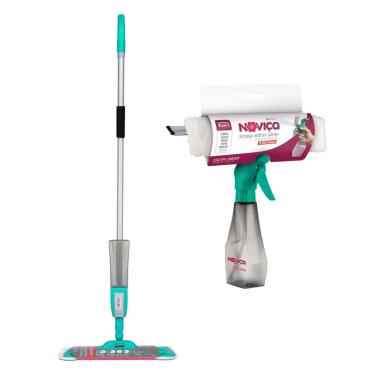 Imagem de Kit Mop Spray Fit E Limpa Vidros Spray Borrifador Mágico Bettanin Noviça