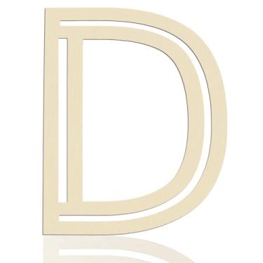 Imagem de She Love Letras De Madeira 12", 1/5" Espessura, Grandes Recortes D Madeira, Alfabeto Inacabado Para Decoração Parede, Artesanato, Pintura Faça Você Mesmo, Festa Aniversário, Berçário, Feriado, Casa