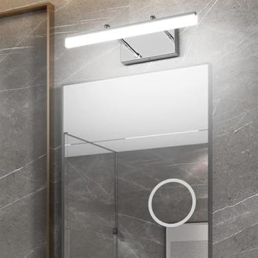 Imagem de Luzes dianteiras de espelho de banheiro LED IP44 à prova d'água com lâmpada giratória lâmpada de armário luminária de mesa de vestir braço ajustável espelho de vaidade luz quarto sala de estar (luz