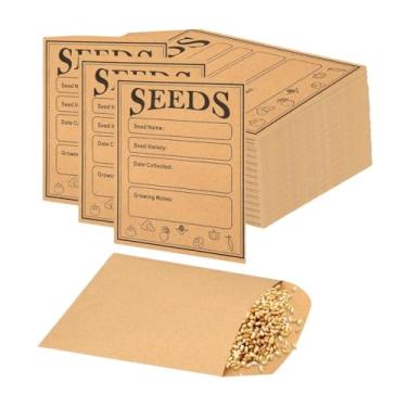 Imagem de Ｂｅｓｇａ 50 unidades de envelopes para armazenamento de sementes, envelopes reutilizáveis ​​para armazenamento de flores, economia, e organização, Sem Binder
