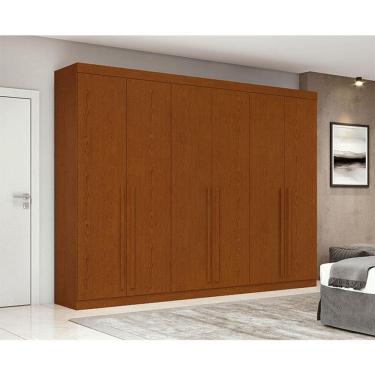 Imagem de Guarda Roupa Casal Ambiente Bertha 6 Portas Frassino - Lopas