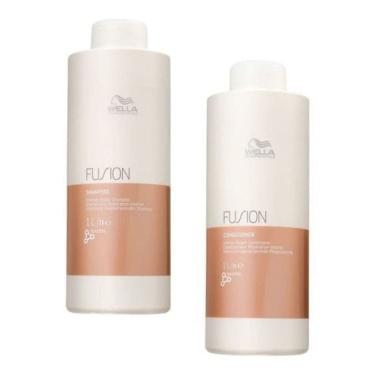 Imagem de Kit Fusion Shampoo + Condicionador Litro |  Wella