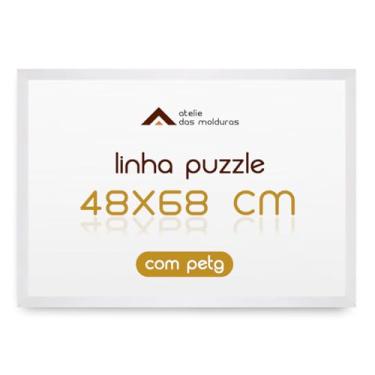 Imagem de Moldura para Quebra Cabeça Grow Puzzle 1000 Peças 48x68 com Proteção Petg (Branco)