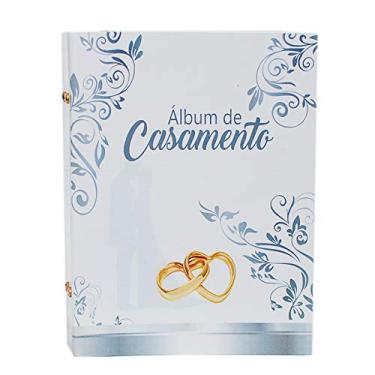 Imagem de RECORDARI, Álbum de Fotos Casamento 40 Fotos 20x25 Rebites Rec 114/02