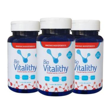 Imagem de Kit 3 Bio Vitalithy Algas Marinhas 90 caps - NathurePro