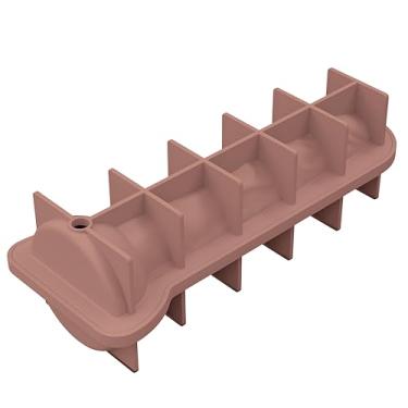 Imagem de Molde de bandeja para cubos de gelo, moldes grandes de silicone para cubos de gelo com tampa para freezer, brincadeira de adulto, formas únicas e divertidas para moldes de gelo faça você mesmo