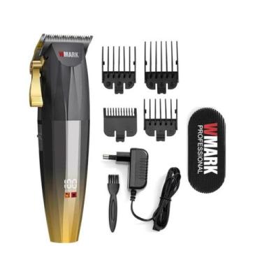 Imagem de Maquina De Corte Wmark Ng 222 Dourada Bivolt Rapido, Bivolt