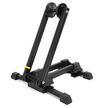 Imagem de Suporte de bicicleta dobrável portador de bicicleta de alumínio de alumínio leve para bicicletas de bicicleta de montanha de bicicleta de montanha solução de armazenamento durável