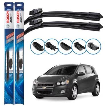 Imagem de Par de Palhetas Limpador Parabrisa Multiclip Original Bosch Chevrolet 