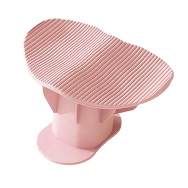 Imagem de Vaveren Banco de quadril para ioga, cadeira de treinamento de quadril, piso antiderrapante, banco de ioga, equipamento de estabilidade para treino, Rosa