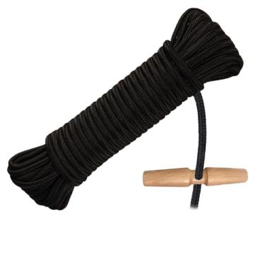 Imagem de Substituição de corda de podador de árvore PR-20, para serra manual Jameson Fiscar de boca grande e podador de árvore, 6 m de comprimento com um diâmetro de 5/40.6 cm (com cabo de madeira)