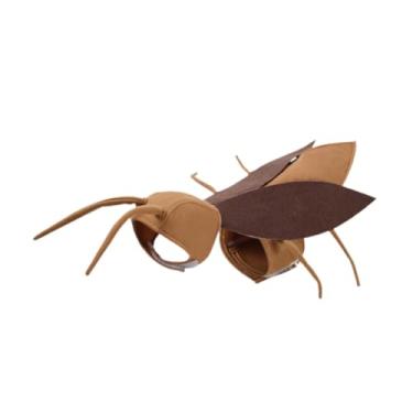 Imagem de IEUDNS Fantasia de Halloween para cachorro, roupa de barata para gato, decoração, moletom com capuz artesanal, fantasia engraçada para animais de estimação,