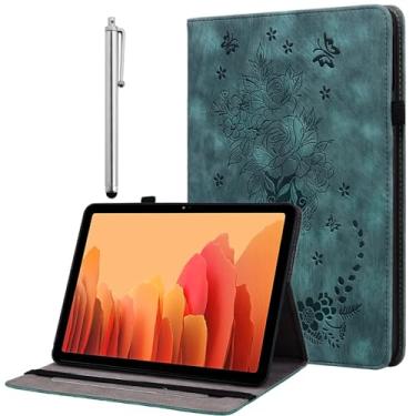 Imagem de KEFBWAO Capa para Lenovo Tab P12 TB370FU de 12,7 polegadas, capa protetora de couro PU flip multi-ângulo com suporte Stylus e função de suporte para Lenovo Tab P12, verde