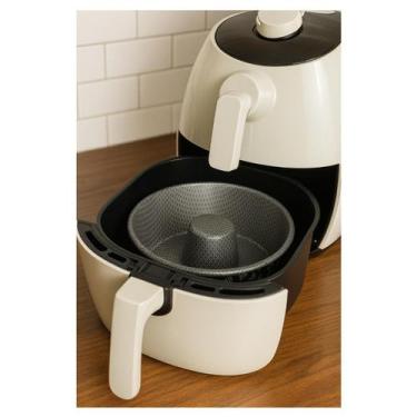 Imagem de Forma de Pudim antiaderente para Airfryer 18 cm cinza - Alegrete