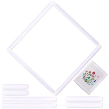 Imagem de Conjunto de molduras de plástico Cross-Stitch Hoops Pllieay 5 em 1