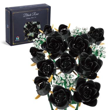 Imagem de Conjunto de blocos de construção HI-REEKE Flowers Rose Bouquet 660 unidades