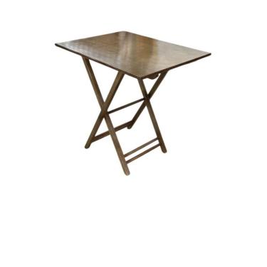 Imagem de Mesa Dobrável Em Madeira Castanho