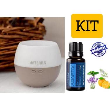 Imagem de Kit Difusor Petal 2.0 + 1 óleo essencial Adaptiv 15ML Compacto Suporte