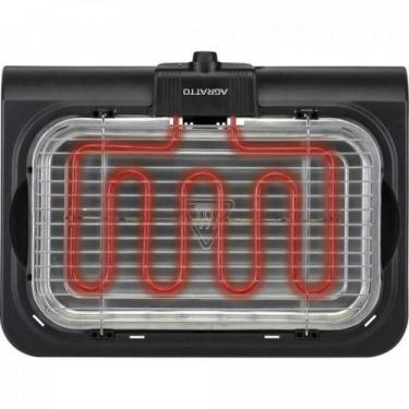 Imagem de Churrasqueira Elétrica Agratto CH2-02 Mr.Cheff Preta 220v