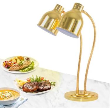 Imagem de Lâmpada De Aquecimento De Alimentos Comercial 500w Lâmpada De Aquecimento De Alimentos De Cabeça Dupla Rotação De 360 ° Esticável Até 70 Cm Lâmpada De Aquecimento Independ, B, 2