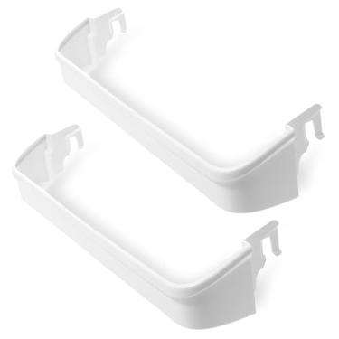 Imagem de PartsBroz 240338001 Prateleira de porta (pacote com 2) - compatível com geladeira Frigidaire Kenmore Electrolux Crosley Gibson - AP2115859 240338005 891049 PS429871 253.44723100 FFHT2131QP0 GLRT131QP0