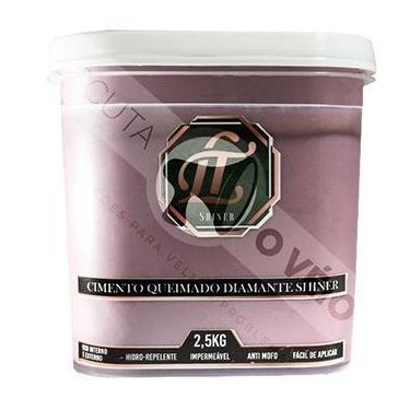 Imagem de Tinta Efeito Cimento Queimado 2,5KG Thaista Lt Shine - LT SHINER