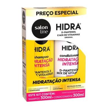 Imagem de Kit Hidra shampoo+condicionador Hidratação 300ml Salon Line