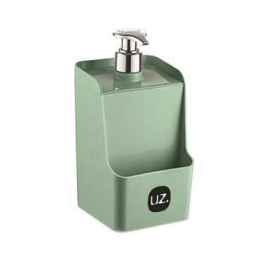 Imagem de Porta Detergente Slim Dispenser Suporte Esponja Uz Verde