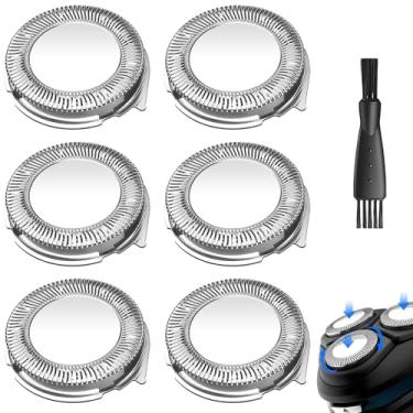 Imagem de Cabeças de substituição compatíveis com Philips Norelco Shaver Series 3000/2000/1000/S1560/3900/3600/2400 e Aquatec PT720/AT880/AT810, nova atualização para maior compatibilidade, pacote com 6