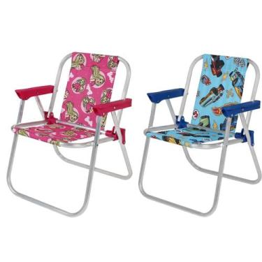 Imagem de Kit Cadeira de Praia Infantil Barbie e Hot Wheels Verão Bel - BEL FIX