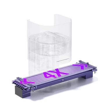 Imagem de Extensão deslizante para gravador a laser WeCreat Lumos, área de trabalho expandida de 4 x (520 × 116 mm) para gravação em lote, compatível com kit rotativo para gravação em cilindro longo