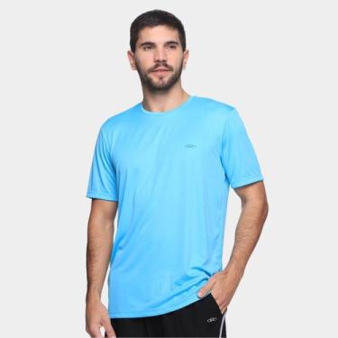 Imagem de Camiseta Olympikus Essential Masculina, Azul piscina, G