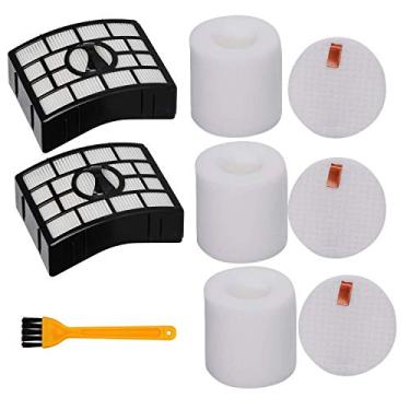 Imagem de HIFROM Filtro HEPA e filtro de espuma filtro de feltro com escova compatível com modelos Lift-Away alimentados por Shark Rotator NV650 NV650W NV651 NV652 NV750W NV751 NV752 NV831 NV835 AX950