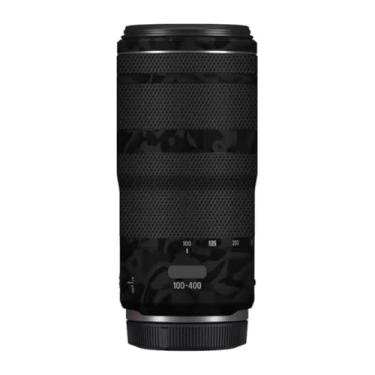 Imagem de 100-400 5.6-8 Adesivo de lente de câmera antiarranhões para Canon RF100-400mm F5.6-8 é USM Coat Wrap película protetora cobertura corporal (Shadow Camo Black)