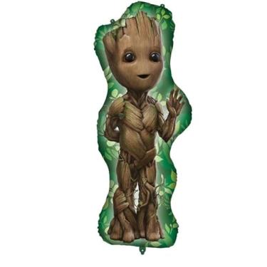Imagem de Procos - Supersized Foil Balloon Baby Groot Avengers Guardians of the Galaxy, Balloon for Air Or Helium Filling, Gift, Decoration