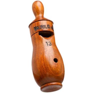 Imagem de Apito pio madeira observação aves silvestres artesanal profissional ja